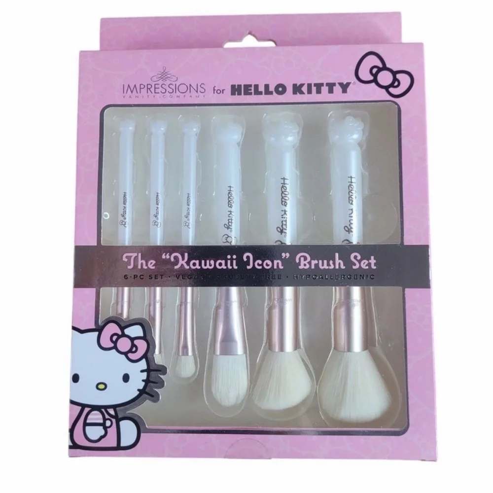 Impressions for Hello Kitty Pink Kawaii Icon Brush Set